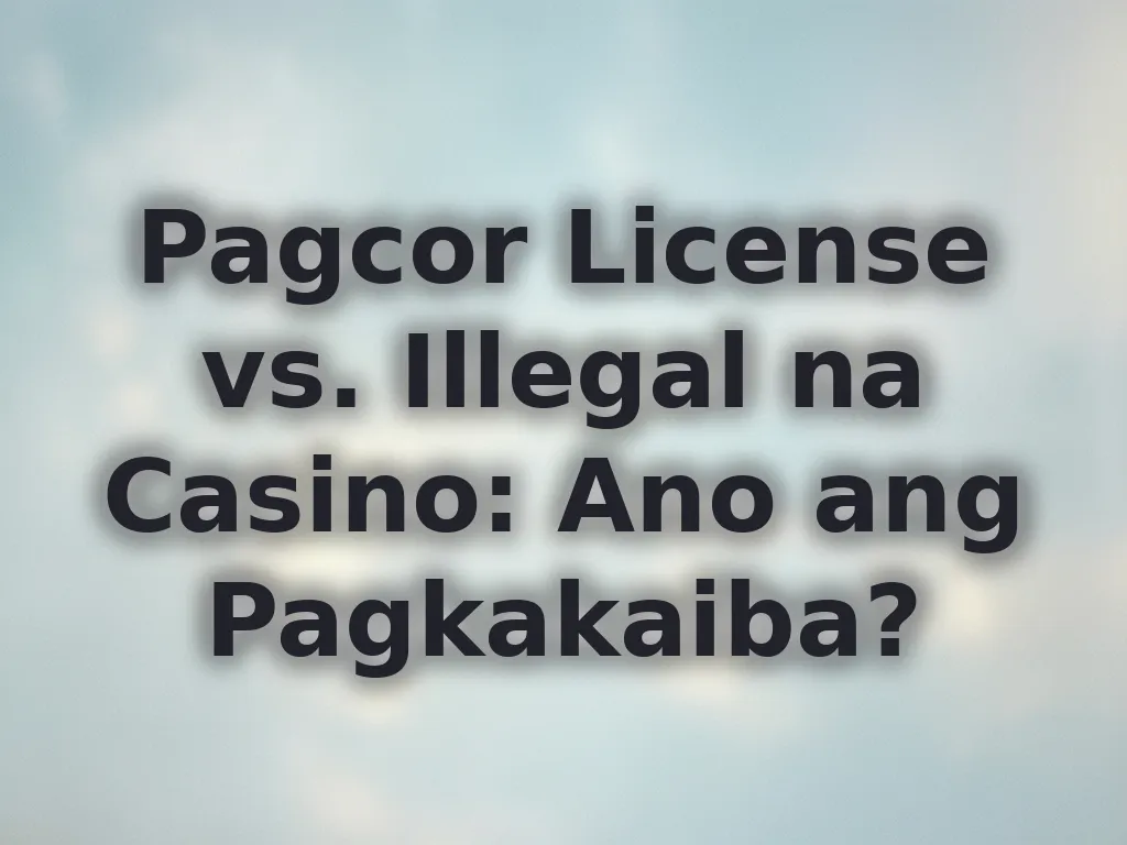 Comparison of licensed and illegal sites